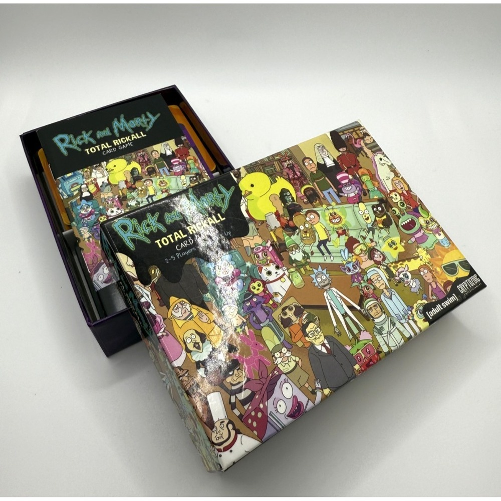 Rick‎ and Morty Total Rickall Card Game (Adult Swim) Open Box - Picture 7 of 7